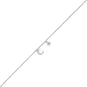 Summer Night Rhodium Plated Anklet