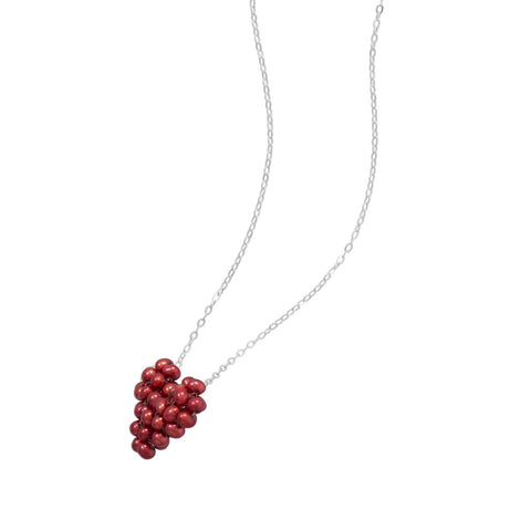 Cultured Freshwater Pearl Heart Necklace