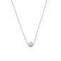 Sweet Simplicity! Cultured Freshwater Coin Pearl Necklace