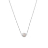 Sweet Simplicity! Cultured Freshwater Coin Pearl Necklace
