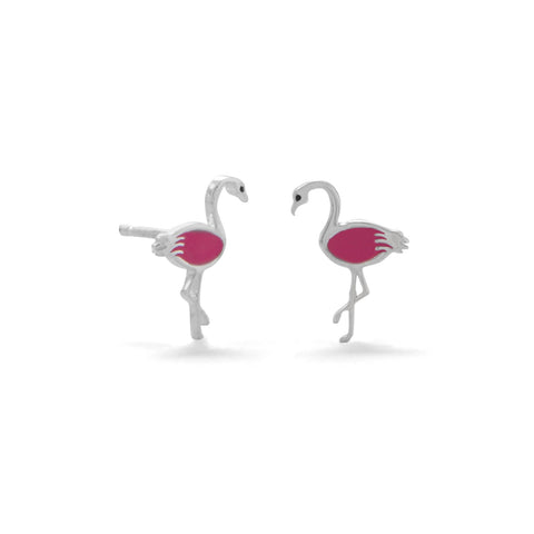 Pink Flamingo Earrings