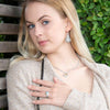 Polished Spoon Design French Wire Earrings