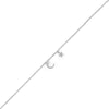 Summer Night Rhodium Plated Anklet