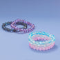 Think Pink! Iridescent Glass Stretch Bracelet