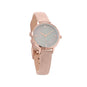 Blush Suede Rose Tone Fashion Watch